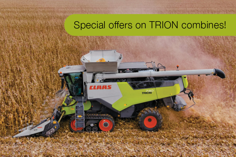 Harvest BIG Savings with a New TRION Combine